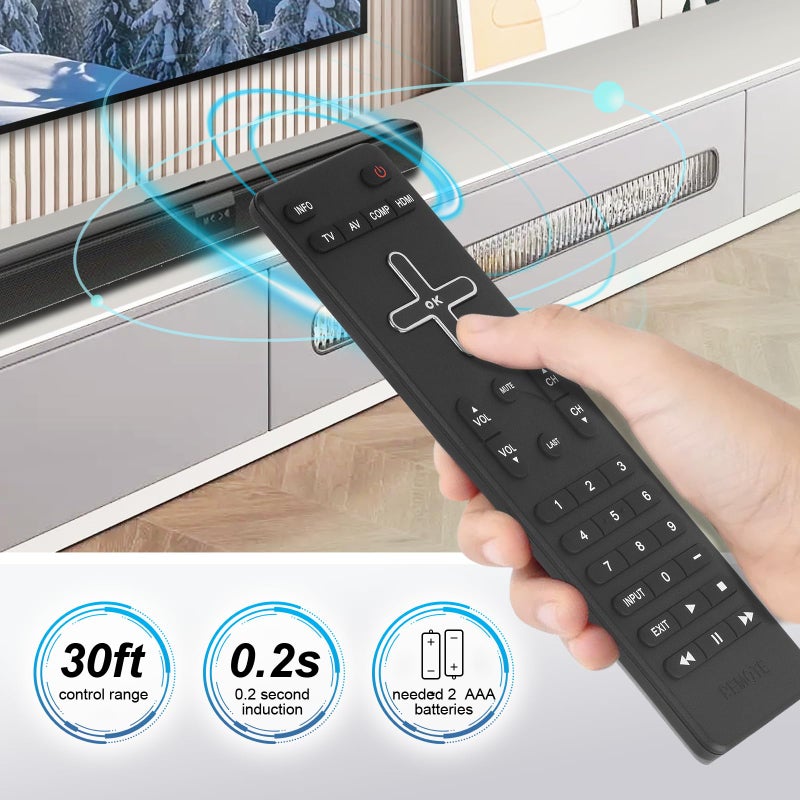 Beyution New VIZIO VR9 Remote for VIZIO VM190XVT VM230XVT M190MV M220MV E260MV VM190XVT VM230XVT M190MV E320ME M220MV M260MV M260MV M190MV M220MV M160MV E320ME E260MV -Origina New! 30 Days Warranty! - Image 2